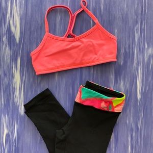 Ivivva Rhythmic Crop Pant Size 4